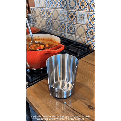 🆙1 Count, Thickened Stainless Steel Utensil Organizer, Rust Resistant Easy to Clean Multi-purpose Storage Holder✨