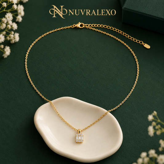 Nuvralexo® CZ Solitaire Pendant Necklace