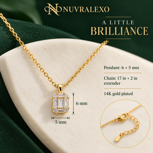 Nuvralexo® CZ Solitaire Pendant Necklace