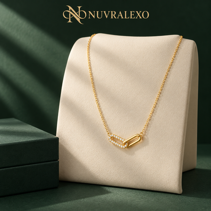 Nuvralexo® Interlocking Link Pendant Necklace